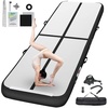 image:imageFBSPORT Inflatable Air Gymnastics Mat Training Mats 48 inches Thickness Gymnastics Tracks for Home UseTrainingCheerleadingYogaWater with PumpBlack