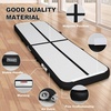 image:imageFBSPORT Inflatable Air Gymnastics Mat Training Mats 48 inches Thickness Gymnastics Tracks for Home UseTrainingCheerleadingYogaWater with PumpBlack