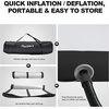 image:imageFBSPORT Inflatable Air Gymnastics Mat Training Mats 48 inches Thickness Gymnastics Tracks for Home UseTrainingCheerleadingYogaWater with PumpBlack