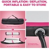 image:imageFBSPORT Inflatable Air Gymnastics Mat Training Mats 48 inches Thickness Gymnastics Tracks for Home UseTrainingCheerleadingYogaWater with PumpBlack Pink