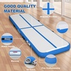image:imageFBSPORT Inflatable Air Gymnastics Mat Training Mats 48 inches Thickness Gymnastics Tracks for Home UseTrainingCheerleadingYogaWater with PumpBlue