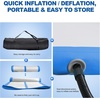 image:imageFBSPORT Inflatable Air Gymnastics Mat Training Mats 48 inches Thickness Gymnastics Tracks for Home UseTrainingCheerleadingYogaWater with PumpBlue