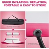 image:imageFBSPORT Inflatable Air Gymnastics Mat Training Mats 48 inches Thickness Gymnastics Tracks for Home UseTrainingCheerleadingYogaWater with PumpPink