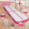 image:imageFBSPORT Inflatable Air Gymnastics Mat Training Mats 48 inches Thickness Gymnastics Tracks for Home UseTrainingCheerleadingYogaWater with PumpPink