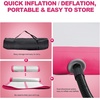 image:imageFBSPORT Inflatable Air Gymnastics Mat Training Mats 48 inches Thickness Gymnastics Tracks for Home UseTrainingCheerleadingYogaWater with PumpPink