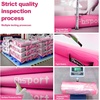 image:imageFBSPORT Inflatable Air Gymnastics Mat Training Mats 48 inches Thickness Gymnastics Tracks for Home UseTrainingCheerleadingYogaWater with PumpPink