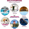 image:imageFBSPORT Inflatable Air Gymnastics Mat Training Mats 48 inches Thickness Gymnastics Tracks for Home UseTrainingCheerleadingYogaWater with PumpPinkGreen