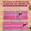 image:imageFBSPORT Inflatable Air Gymnastics Mat Training Mats 48 inches Thickness Gymnastics Tracks for Home UseTrainingCheerleadingYogaWater with PumpPinkGreen