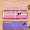 image:imageFBSPORT Inflatable Air Gymnastics Mat Training Mats 48 inches Thickness Gymnastics Tracks for Home UseTrainingCheerleadingYogaWater with PumpPinkPurple
