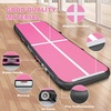 image:imageFBSPORT Inflatable Air Gymnastics Mat Training Mats 48 inches Thickness Gymnastics Tracks for Home UseTrainingCheerleadingYogaWater with PumpPinkPurple