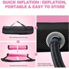 image:imageFBSPORT Inflatable Air Gymnastics Mat Training Mats 48 inches Thickness Gymnastics Tracks for Home UseTrainingCheerleadingYogaWater with PumpPinkPurple