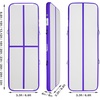 image:imageFBSPORT Inflatable Air Gymnastics Mat Training Mats 48 inches Thickness Gymnastics Tracks for Home UseTrainingCheerleadingYogaWater with PumpPurple