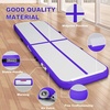 image:imageFBSPORT Inflatable Air Gymnastics Mat Training Mats 48 inches Thickness Gymnastics Tracks for Home UseTrainingCheerleadingYogaWater with PumpPurple