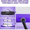 image:imageFBSPORT Inflatable Air Gymnastics Mat Training Mats 48 inches Thickness Gymnastics Tracks for Home UseTrainingCheerleadingYogaWater with PumpPurple