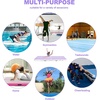 image:imageFBSPORT Inflatable Air Gymnastics Mat Training Mats 48 inches Thickness Gymnastics Tracks for Home UseTrainingCheerleadingYogaWater with PumpPurpleGreen