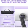 image:imageFBSPORT Inflatable Air Gymnastics Mat Training Mats 48 inches Thickness Gymnastics Tracks for Home UseTrainingCheerleadingYogaWater with PumpPurpleGreen