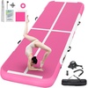 image:imageFBSPORT Inflatable Air Gymnastics Mat Training Mats 48 inches Thickness Gymnastics Tracks for Home UseTrainingCheerleadingYogaWater with PumpRose