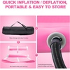 image:imageFBSPORT Inflatable Air Gymnastics Mat Training Mats 48 inches Thickness Gymnastics Tracks for Home UseTrainingCheerleadingYogaWater with PumpRose