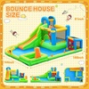 image:imageFBSPORT Inflatable Bounce House 9 in 1 Water Slide with Blower Bouncy House for Kids Indoor Outdoor Wet Dry Combo Water Bounce House with Football Shooting Water Gun Splash Pool Bounce Area HoseOne Football GameOne Pool