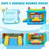 image:imageFBSPORT Inflatable Bounce House Bounce House with Side Toy Market Stand Football Shooting Inflatable Bouncer Bouncy Castle for Kids with 480W Blower Big Ball Pit for Outdoor Indoor