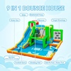 image:imageFBSPORT Inflatable Bounce House Water Slide Bounce House for Kids Indoor Outdoor Bouncy House with 550W Blower Bounce Castle with Slide Ball Shooting Water Gun Splash Pool Bounce Area Hose