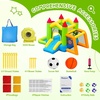 image:imageFBSPORT Inflatable Bounce House with Slide for Kids Blow up Bouncy House Bouncer Castle with Ball Pit Jumping and Soccer Area Sandbag Toss Ball Shooting Basketball Hoop for Indoor Outdoor