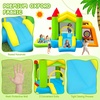 image:imageFBSPORT Inflatable Bounce House with Slide for Kids Blow up Bouncy House Bouncer Castle with Ball Pit Jumping and Soccer Area Sandbag Toss Ball Shooting Basketball Hoop for Indoor Outdoor
