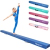 image:imageFBSPORT 810ft Balance Beam Folding Floor Gymnastics Equipment PU Leather for Kids AdultsNon Slip Rubber Base Gymnastics Beam for Training Practice Professional Home Trainingblue