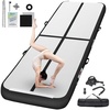 image:imageFBSPORT Inflatable Air Gymnastics Mat Training Mats 48 inches Thickness Gymnastics Tracks for Home UseTrainingCheerleadingYogaWater with PumpBlack
