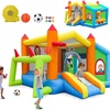 image:imageFBSPORT Inflatable Bounce House Bounce House with Side Toy Market Stand Football Shooting Inflatable Bouncer Bouncy Castle for Kids with 480W Blower Big Ball Pit for Outdoor Indoor