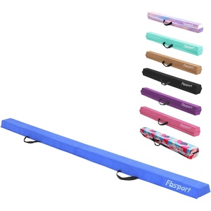 image:imageFBSPORT Folding Balance Beam 6FT8FT Gymnastics Floor BeamBlue