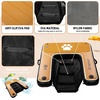 image:imageFBSPORT Inflatable Dog Boat Ramp Floating Dock Water Ladder for Pool Boat NonSlip EVA Floating Ladder Pool Ramp for Dog Up to 220 LBs Safe amp Easy AccessBlackwood Grain