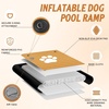 image:imageFBSPORT Inflatable Dog Boat Ramp Floating Dock Water Ladder for Pool Boat NonSlip EVA Floating Ladder Pool Ramp for Dog Up to 220 LBs Safe amp Easy AccessBlackwood Grain
