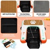 image:imageFBSPORT Inflatable Dog Boat Ramp Floating Dock Water Ladder for Pool Boat NonSlip EVA Floating Ladder Pool Ramp for Dog Up to 220 LBs Safe amp Easy AccessTealorange White