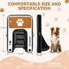 image:imageFBSPORT Inflatable Dog Boat Ramp Floating Dock Water Ladder for Pool Boat NonSlip EVA Floating Ladder Pool Ramp for Dog Up to 220 LBs Safe amp Easy AccessBlack White