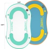 image:imageFBSPORT Inflatable Floating Dock 68ft Inflatable Rafting Platform Water Floating Dock Mat with NonSlip Surface for Swimming Pool Lake Ocean Inflatable Dock Platform with Pump and Bag