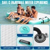 image:imageFBSPORT Inflatable Floating Dock Lake Floats for Adults Floating Docks Platform Island Raft NonSlip Inflatable Water Dock Mat for Pool Beach Ocean 10ft 8ft 6ftGreenBlue