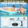 image:imageFBSPORT Inflatable Floating Dock Lake Floats for Adults Floating Docks Platform Island Raft NonSlip Inflatable Water Dock Mat for Pool Beach Ocean 10ft 8ft 6ftGreenWhite