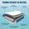 image:imageFBSPORT Inflatable Floating Dock Lake Floats for Adults Floating Docks Platform Island Raft NonSlip Inflatable Water Dock Mat for Pool Beach Ocean 10ft 8ft 6ftGreenBlue