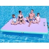 image:imageFBSPORT Inflatable Floating Dock Lake Floats for Adults Floating Docks Platform Island Raft NonSlip Inflatable Water Dock Mat for Pool Beach Ocean 10ft 8ft 6ftGreenPurple
