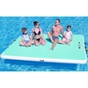 image:imageFBSPORT Inflatable Floating Dock Lake Floats for Adults Floating Docks Platform Island Raft NonSlip Inflatable Water Dock Mat for Pool Beach Ocean 10ft 8ft 6ftWhiteGreen