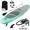 image:imageFBSPORT 11336 Paddle Boards wElectric PumpInflatable Stand Up Paddle Board withCarry Bag NonSlip Deck Leash Adjustable Paddle for Youth amp Adult BeginnerSUP Paddleboard 400LBS Capacity